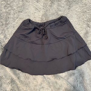 Athleta Gray Midi Skirt